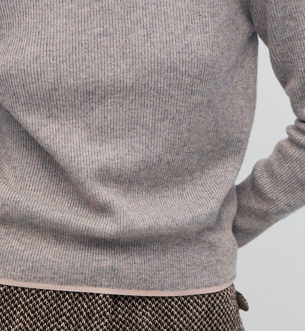 BACCA「ラメウール ベーシックプルオーバーニット」|ニット・セーター|