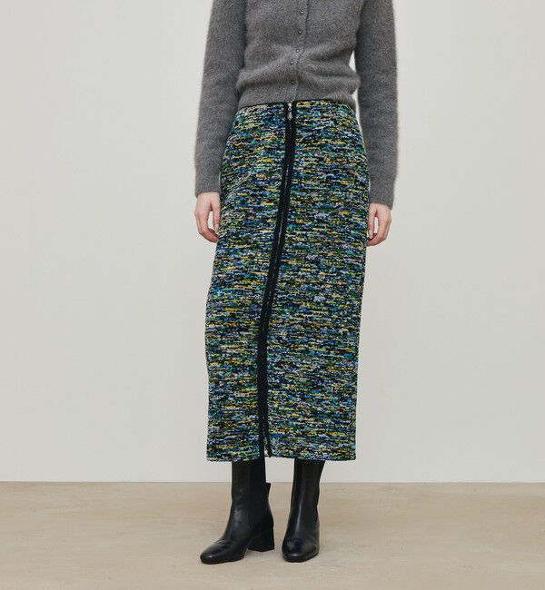 DES PRES「モザイクモール ダブルジップ タイトスカート」|スカート|