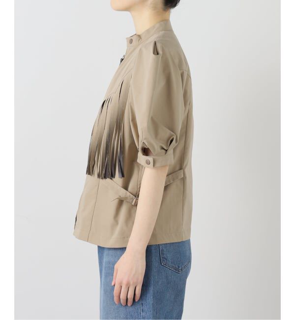  「TOGA PULLA TWILL FRINGE BLOUSE TP261-FJ226：ブラウス」|シャツ・ブラウス|