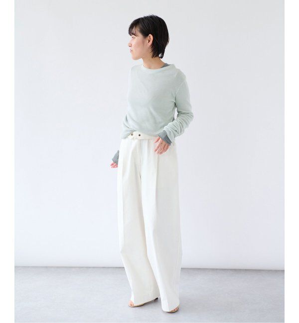 EMILYWEEK「コットンカシミヤテレコクループルオーバー」|Tシャツ・カットソー|