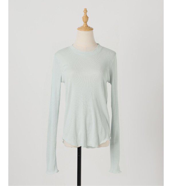 EMILYWEEK「コットンカシミヤテレコクループルオーバー」|Tシャツ・カットソー|