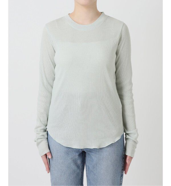 EMILYWEEK「コットンカシミヤテレコクループルオーバー」|Tシャツ・カットソー|