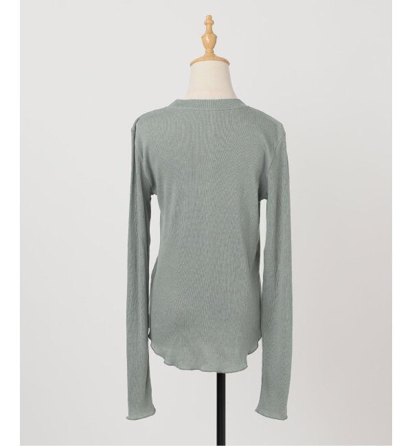 EMILYWEEK「コットンカシミヤテレコクループルオーバー」|Tシャツ・カットソー|