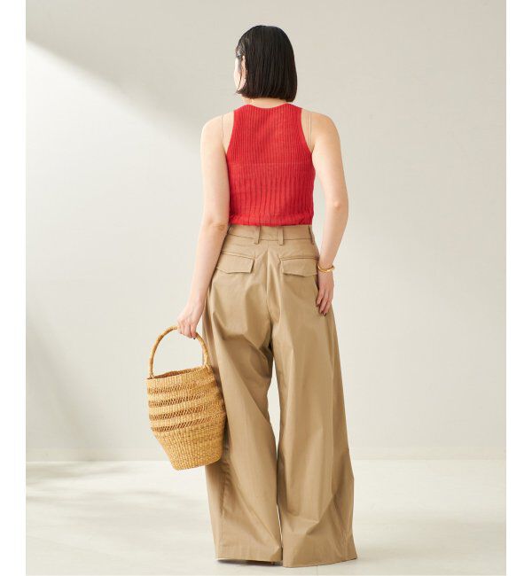 Plage「ENRICA / エンリカ SHEER RIB ノースリーブ」|ニット・セーター|