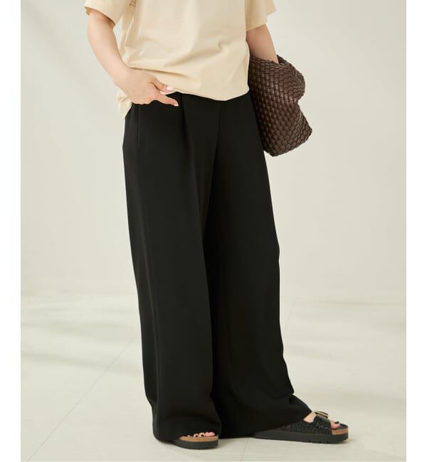 Plage「les Tendre easy care スラックス」|スラックス|