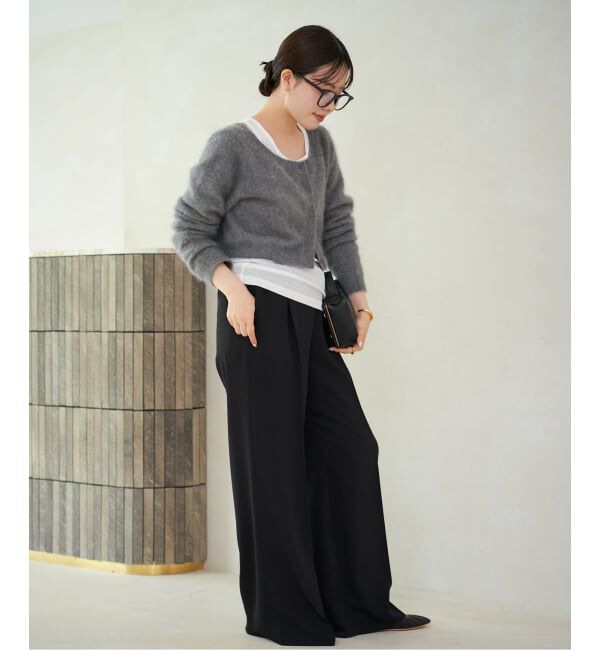 Plage「les Tendre easy care スラックス」|スラックス|