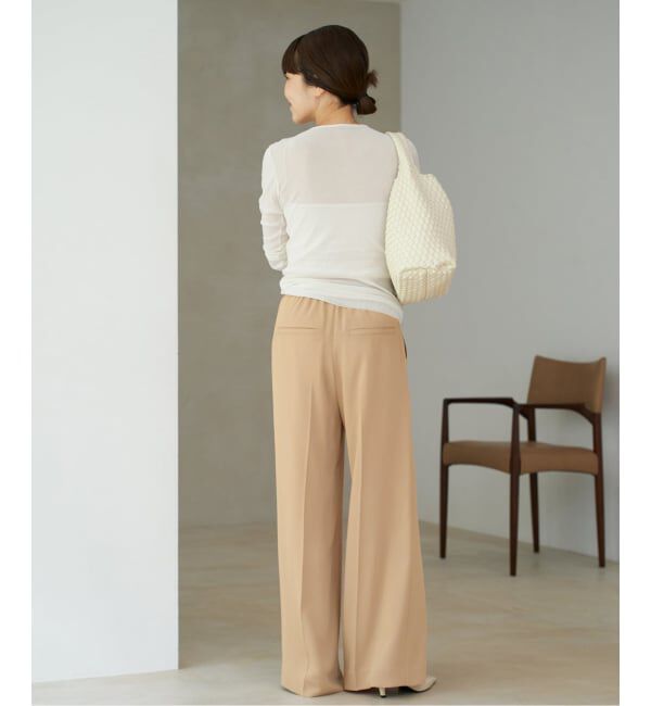 Plage「les Tendre easy care スラックス」|スラックス|