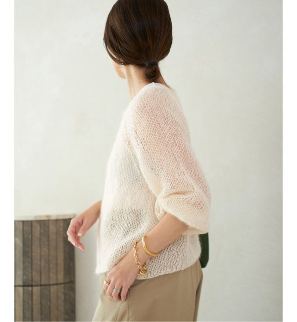 Plage「シルクモヘヤ mix HAND ニット」|ニット・セーター|
