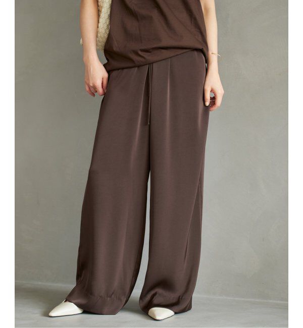 Plage「dull satin relax パンツ」|その他|
