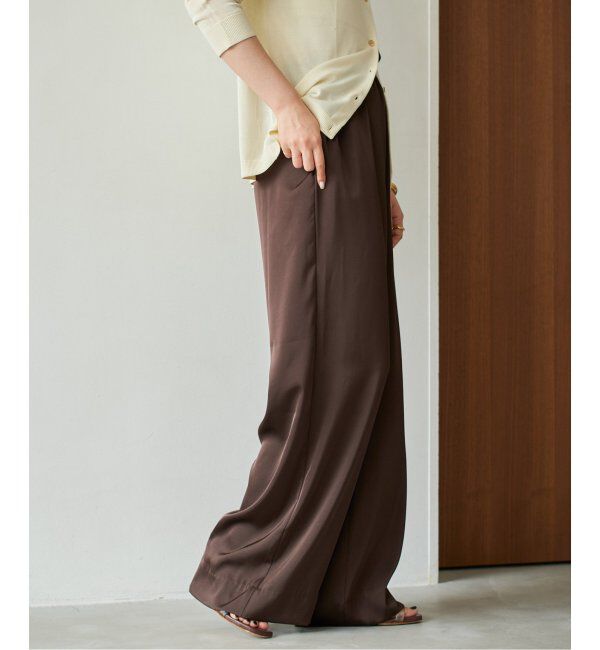 Plage「dull satin relax パンツ」|その他|