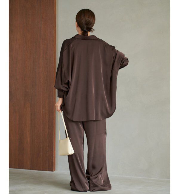 Plage「dull satin relax パンツ」|その他|