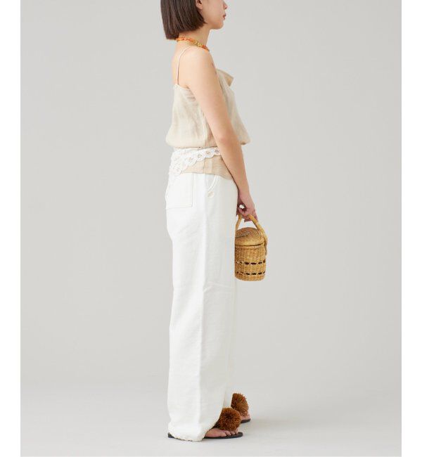 IENA LA BOUCLE「IENA LA BOUCLE リネンブロードバイヤスキャミソール」|キャミソール|