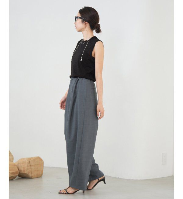 IENA「ラメ ノースリーブ」|Tシャツ・カットソー|