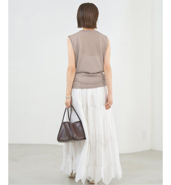 IENA「ラメ ノースリーブ」|Tシャツ・カットソー|