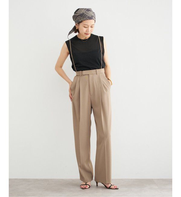 IENA「ラメ ノースリーブ」|Tシャツ・カットソー|