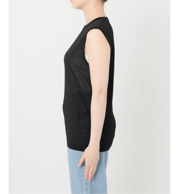 IENA「ラメ ノースリーブ」|Tシャツ・カットソー|
