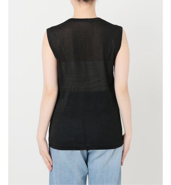 IENA「ラメ ノースリーブ」|Tシャツ・カットソー|