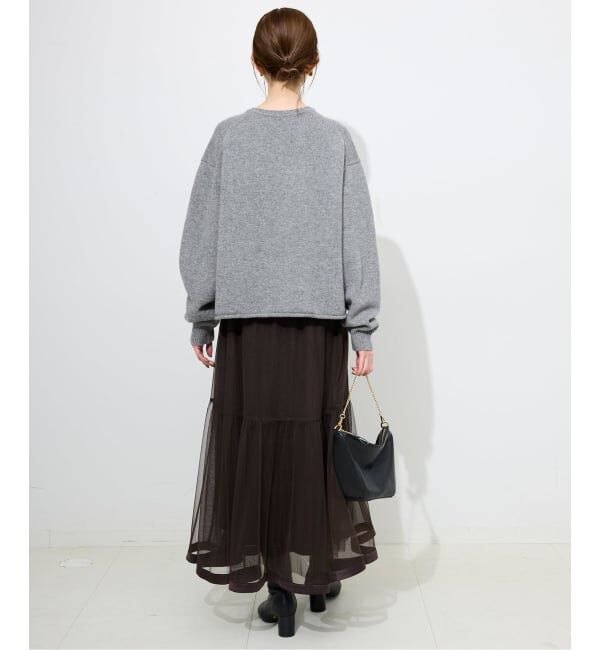 SLOBE IENA「エンブロイダリーロゴニット」|ニット・セーター|