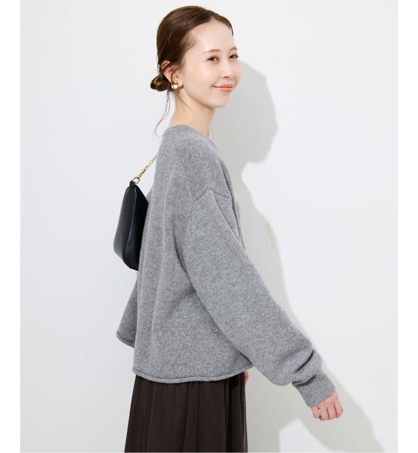 SLOBE IENA「エンブロイダリーロゴニット」|ニット・セーター|