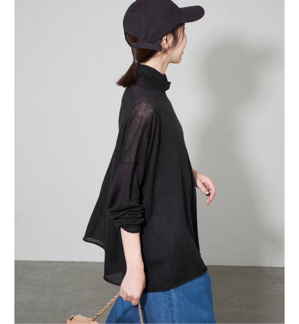 SLOBE IENA「スイビワイドシルエットタートルプルオーバー」|ニット・セーター|