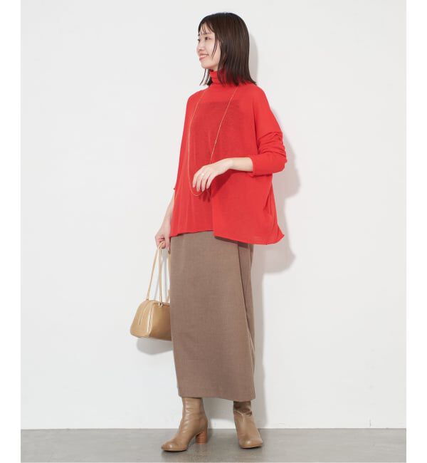 SLOBE IENA「スイビワイドシルエットタートルプルオーバー」|ニット・セーター|