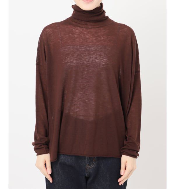 SLOBE IENA「スイビワイドシルエットタートルプルオーバー」|ニット・セーター|