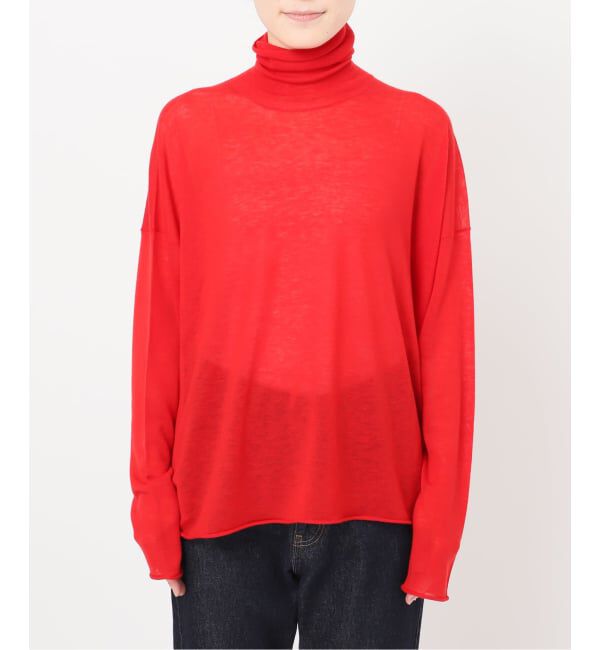 SLOBE IENA「スイビワイドシルエットタートルプルオーバー」|ニット・セーター|