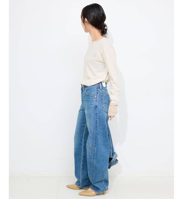 SLOBE IENA「《WEB限定/追加2》レイヤードスリーブロンTEE」|Tシャツ・カットソー|