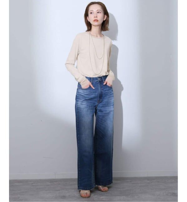 SLOBE IENA「《WEB限定/追加2》レイヤードスリーブロンTEE」|Tシャツ・カットソー|