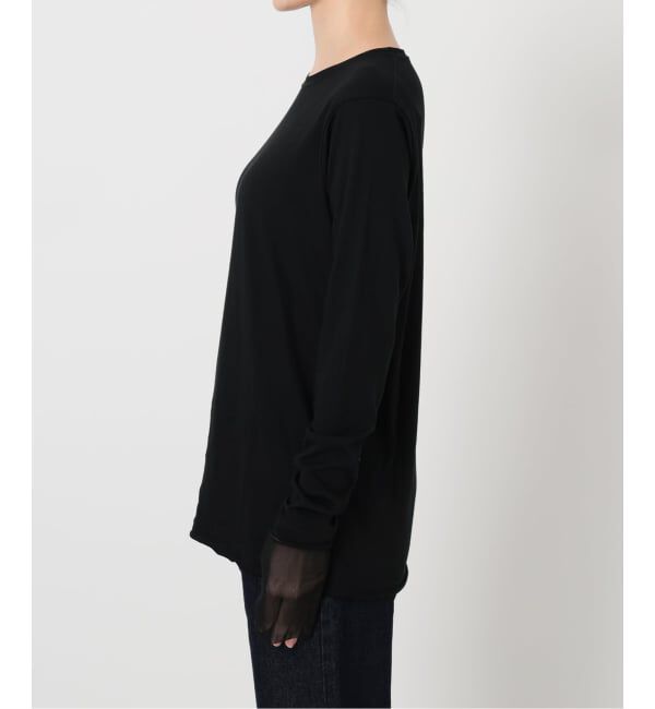 SLOBE IENA「《WEB限定/追加2》レイヤードスリーブロンTEE」|Tシャツ・カットソー|