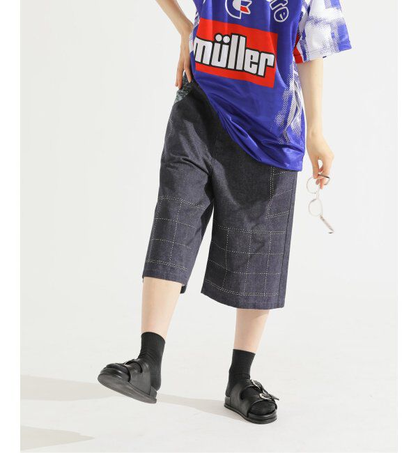 Paris Saint-Germain「【Poggy &times; Paris Saint-Germain】DEAR PSG PRINTED BAGGY SHORTS」|デニム|