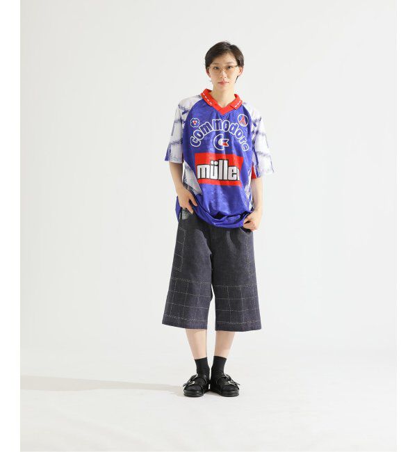 Paris Saint-Germain「【Poggy &times; Paris Saint-Germain】DEAR PSG PRINTED BAGGY SHORTS」|デニム|