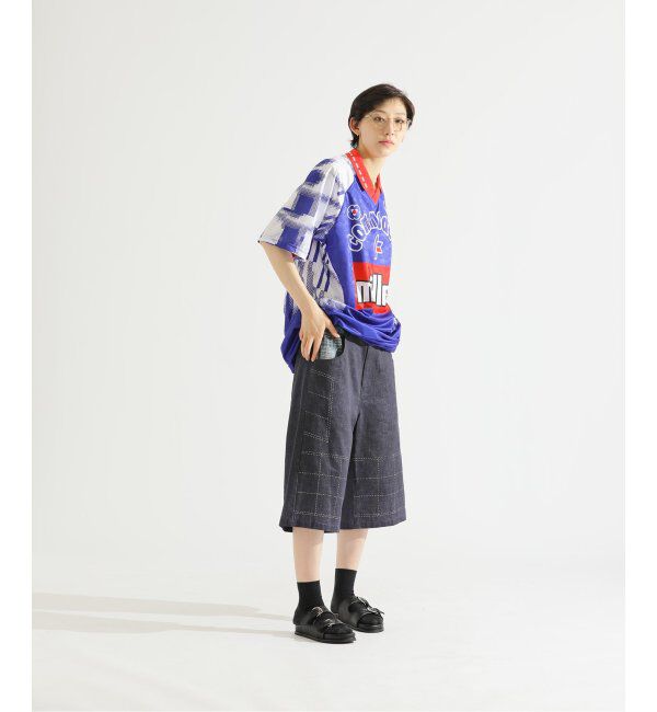 Paris Saint-Germain「【Poggy &times; Paris Saint-Germain】DEAR PSG PRINTED BAGGY SHORTS」|デニム|