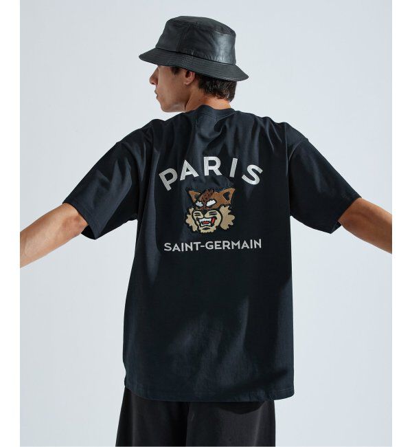 Paris Saint-Germain「【Paris Saint-Germain】カレッジロゴ刺しゅう Tシャツ」|Tシャツ・カットソー|