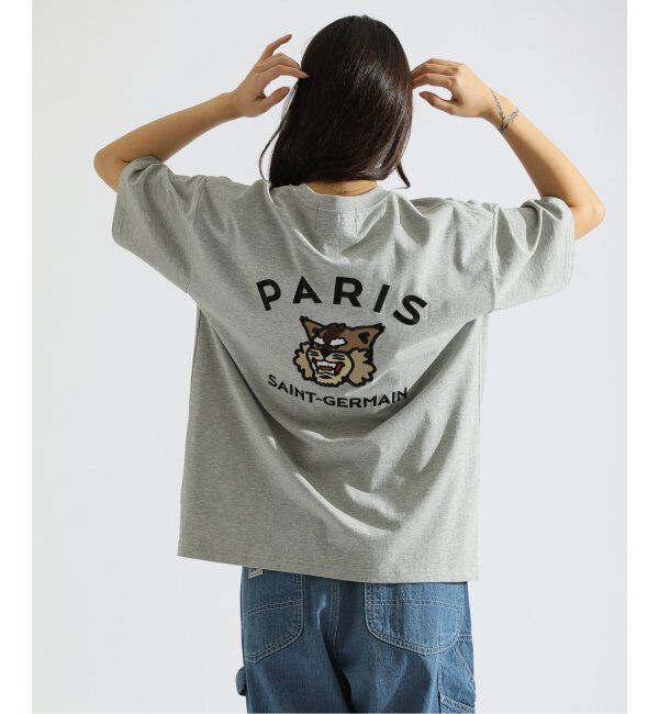Paris Saint-Germain「【Paris Saint-Germain】カレッジロゴ刺しゅう Tシャツ」|Tシャツ・カットソー|