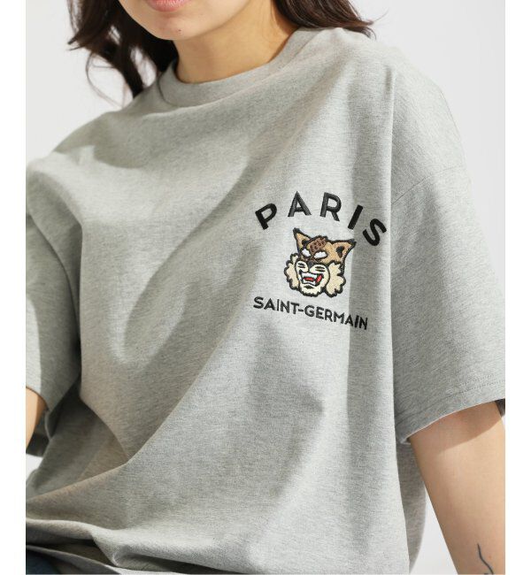 Paris Saint-Germain「【Paris Saint-Germain】カレッジロゴ刺しゅう Tシャツ」|Tシャツ・カットソー|