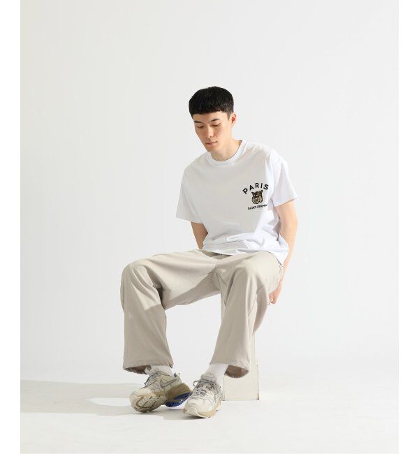 Paris Saint-Germain「【Paris Saint-Germain】カレッジロゴ刺しゅう Tシャツ」|Tシャツ・カットソー|