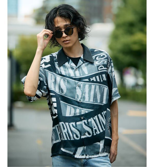 Paris Saint-Germain「【Paris Saint-Germain / パリ・サン＝ジェルマン】 VINTAGE SCARF SHIRT」|シャツ・ブラウス|