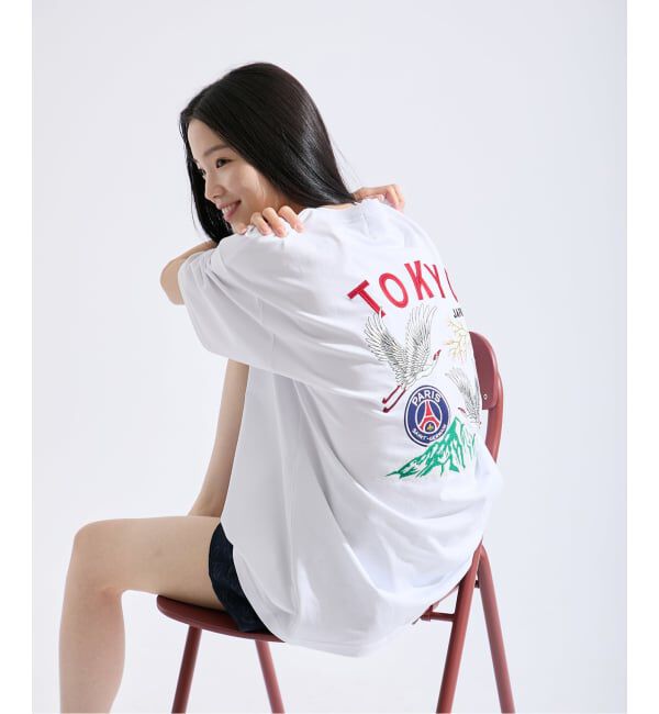 Paris Saint-Germain「【Paris Saint-Germain / パリ・サン＝ジェルマン】PSG JP Tsuru embroidery TEE」|Tシャツ・カットソー|