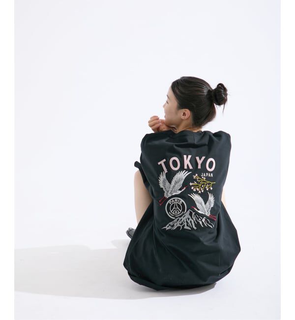 Paris Saint-Germain「【Paris Saint-Germain / パリ・サン＝ジェルマン】PSG JP Tsuru embroidery TEE」|Tシャツ・カットソー|