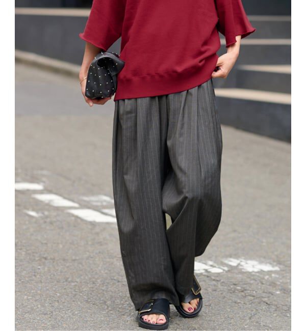 JOURNAL STANDARD relume「ピンストライプカーブイージー」|その他|グレー