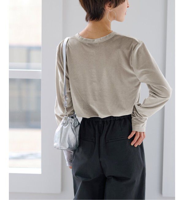 JOURNAL STANDARD relume「シアーベロアクルーネックカーディガン」|カーディガン|