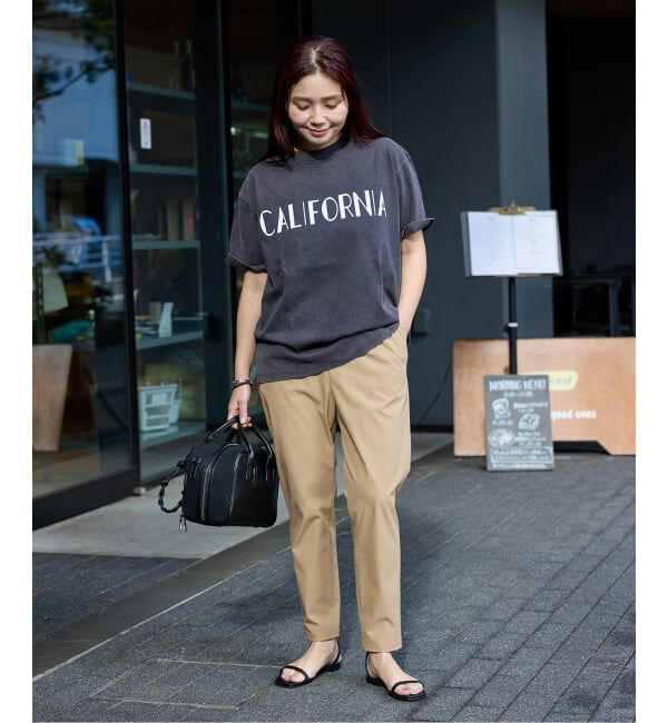 JOURNAL STANDARD「《追加4》【撥水/接触冷感/洗える/UV】リネンナイロンストレッチテーパードパンツ」|その他|