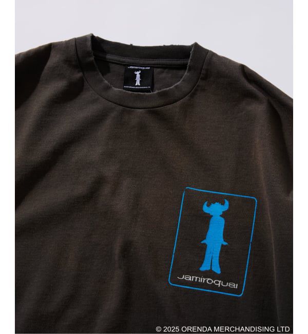 JOURNAL STANDARD relume「Jamiroquai / ジャミロクワイ 別注 &rdquo;蓄光&rdquo; フェードプリント Tシャツ」|Tシャツ・カットソー|ブラック