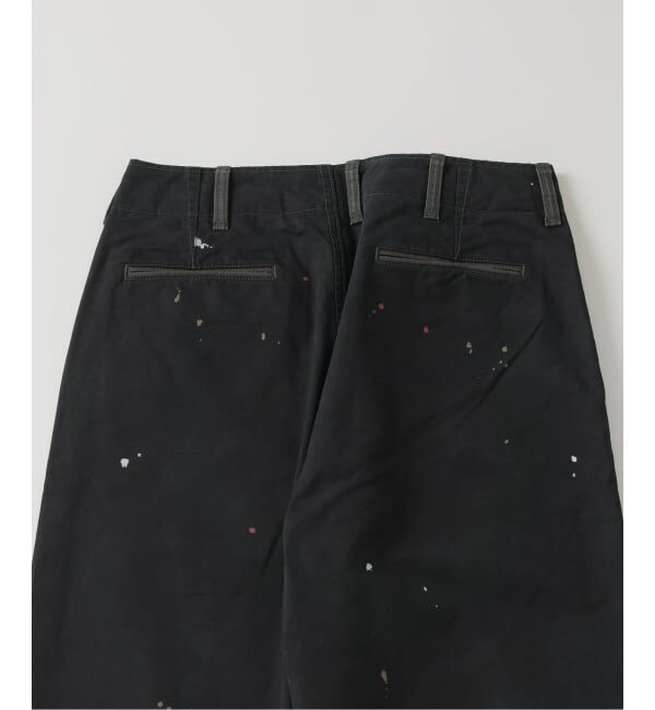 J.S.Homestead「《予約》J.S.Homestead / スプラッシュ ペイント ビッグ チノ パンツ」|チノ|