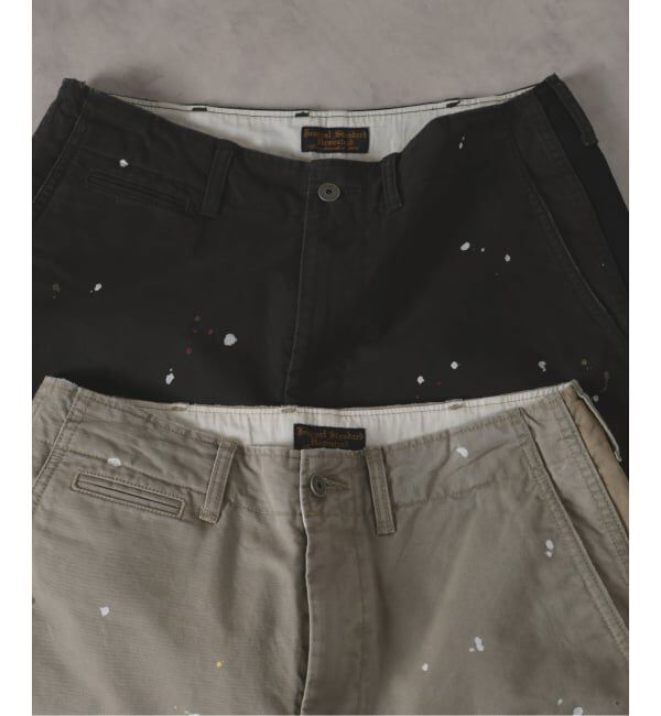 J.S.Homestead「《予約》J.S.Homestead / スプラッシュ ペイント ビッグ チノ パンツ」|チノ|