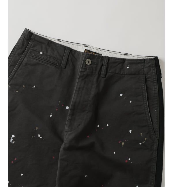 J.S.Homestead「《予約》J.S.Homestead / スプラッシュ ペイント ビッグ チノ パンツ」|チノ|