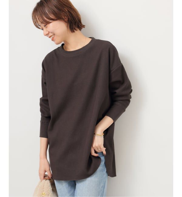 JOURNAL STANDARD relume「《追加2》TCワッフルオーバーサイズロングスリーブTシャツ」|Tシャツ・カットソー|