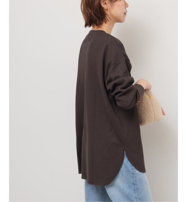 JOURNAL STANDARD relume「《追加2》TCワッフルオーバーサイズロングスリーブTシャツ」|Tシャツ・カットソー|