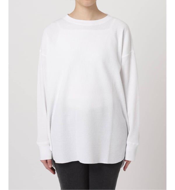 JOURNAL STANDARD relume「《追加2》TCワッフルオーバーサイズロングスリーブTシャツ」|Tシャツ・カットソー|
